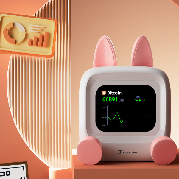 MILITV desktop clock alarm clock smart pet robot ornaments 2025 new mini creative electronic calendar cute little rabbit ornaments gift