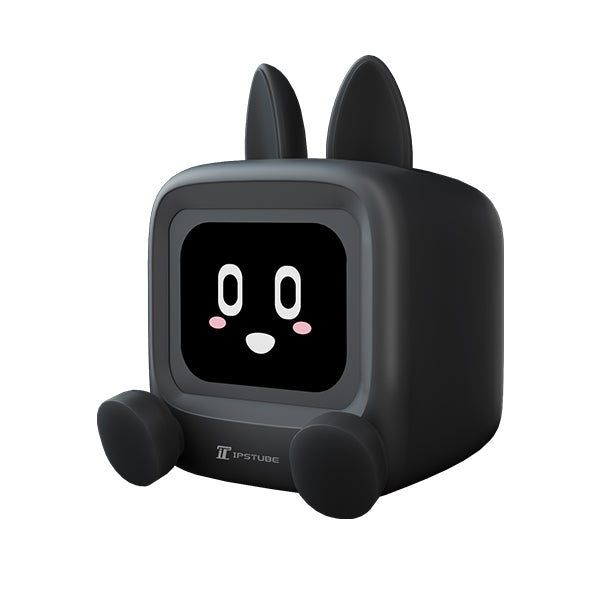 MILITV desktop clock alarm clock smart pet robot ornaments 2025 new mini creative electronic calendar cute little rabbit ornaments gift