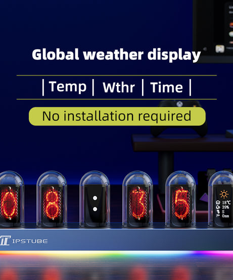 IPS Tube IPS Pro GEN3 Limited Edition 6-Bit Digital Clock DIY analog digital tube clock