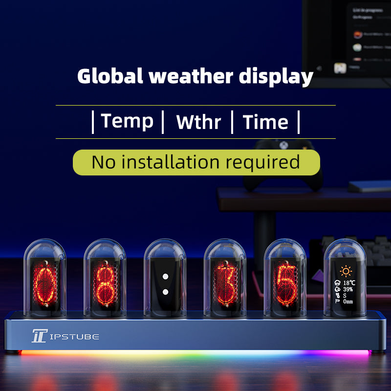 IPS Tube IPS Pro GEN3 Limited Edition 6-Bit Digital Clock DIY analog digital tube clock