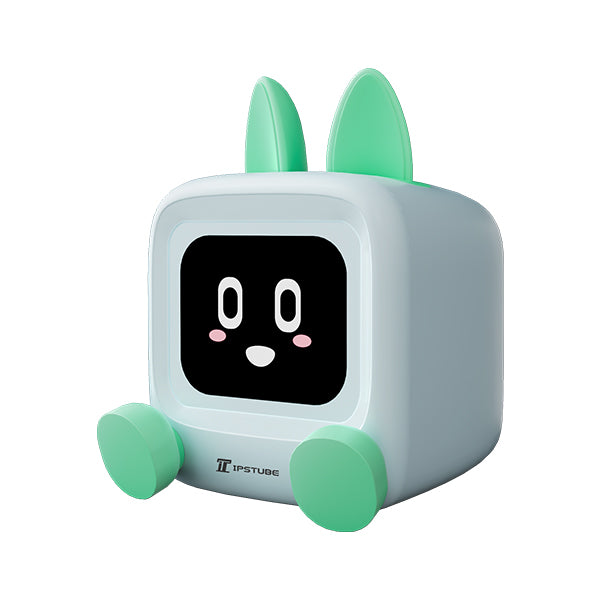 MILITV desktop clock alarm clock smart pet robot ornaments 2025 new mini creative electronic calendar cute little rabbit ornaments gift
