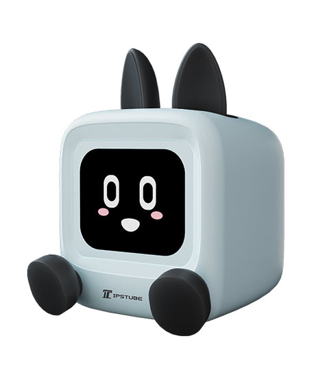 MILITV desktop clock alarm clock smart pet robot ornaments 2025 new mini creative electronic calendar cute little rabbit ornaments gift