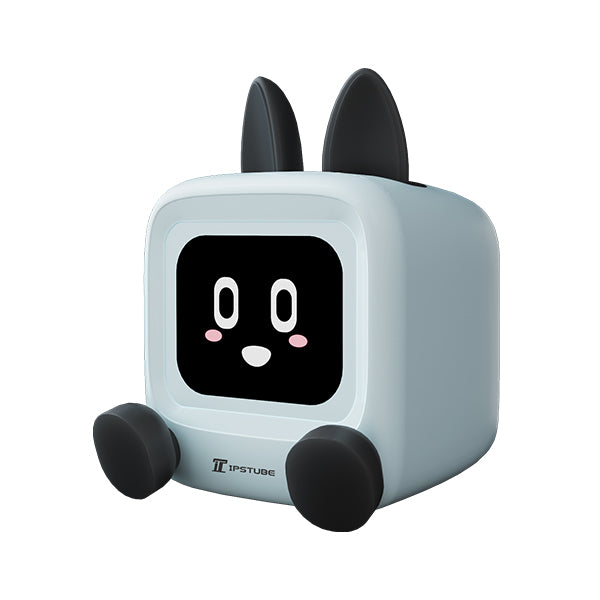 MILITV desktop clock alarm clock smart pet robot ornaments 2025 new mini creative electronic calendar cute little rabbit ornaments gift