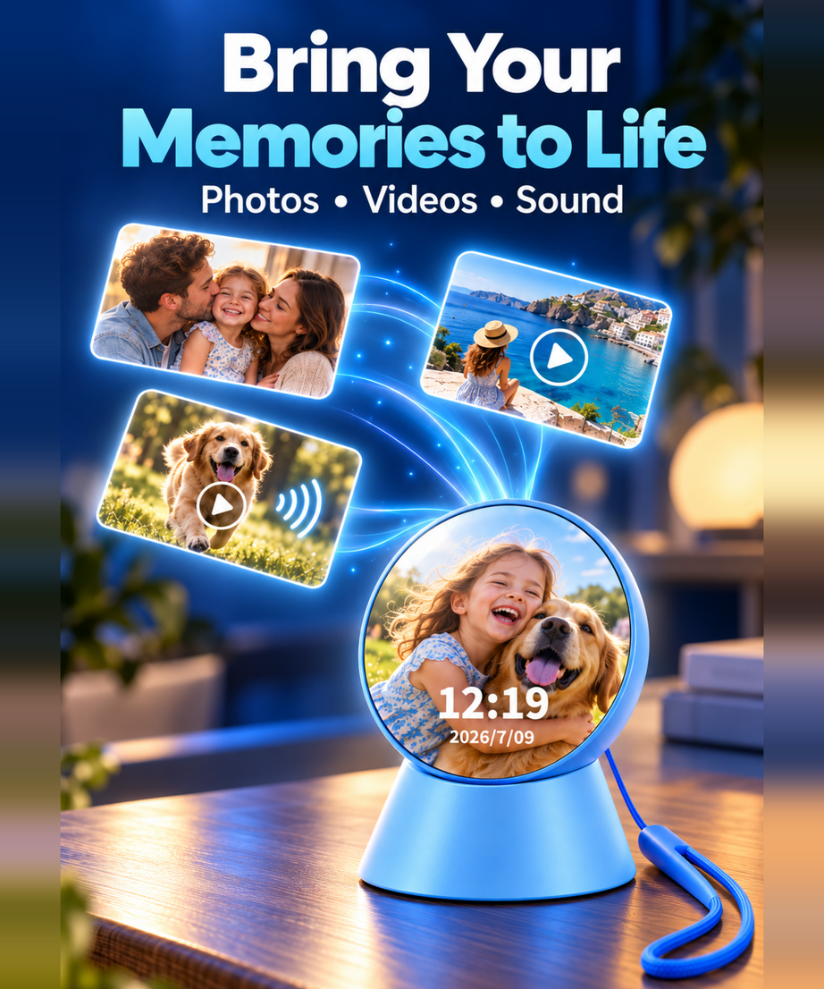 IPSTube H406 Mini Crystal Ball - Photos Videos Sound
